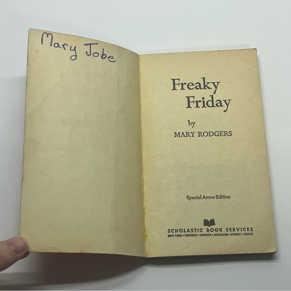 freaky friday mary rodger’s walt disney 1972 preowned scholastic - Picture 6 of 8